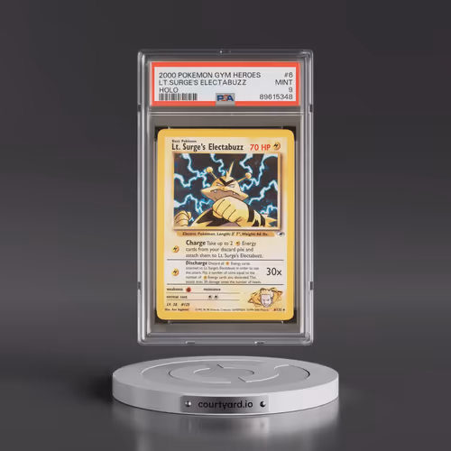2000 Pokémon Gym Heroes #6 LT. Surge's Electabuzz - Holo (PSA 9 MINT)
