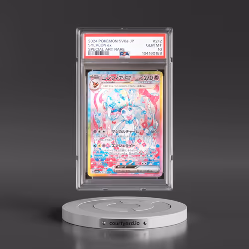 2024 Pokémon Sv8a-Terastal Fest EX #212 Sylveon EX - Holo Special Art Rare (PSA 10 GEM MINT)
