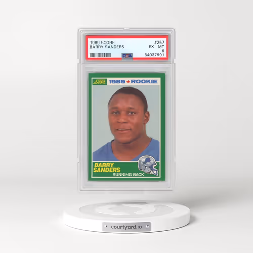 1989 Score #257 Barry Sanders (PSA 6 EX-MT)