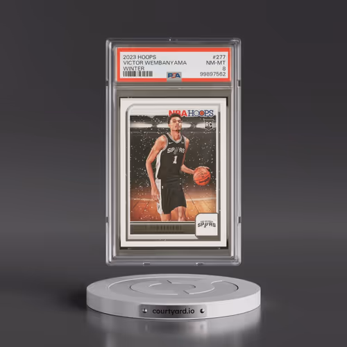 2023 Panini NBA Hoops #277 Victor Wembanyama - Winter (PSA 8 NM-MT)