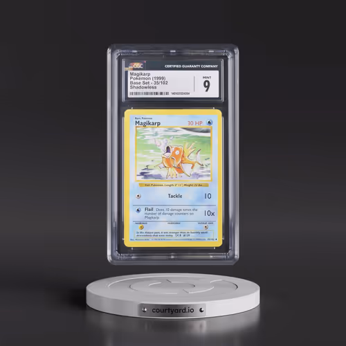1999 Base Set #35/102 Magikarp - Shadowless Shadowless (CGC 9 MINT)