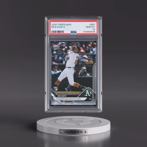 2025 Topps Now #687 Nick Kurtz (PSA 10 GEM MINT)
