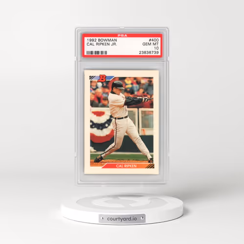 1992 Bowman #400 Cal Ripken Jr. (PSA 10 GEM MINT)
