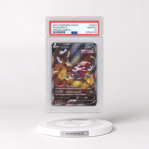 2023 Pokémon Sword and Shield Crown Zenith #GG53 Hoopa V - Holo Full Art (PSA 10 GEM MINT)
