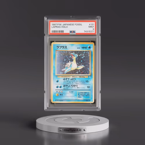 1997 Pokémon Fossil #131 Lapras - Holo (PSA 9 MINT)