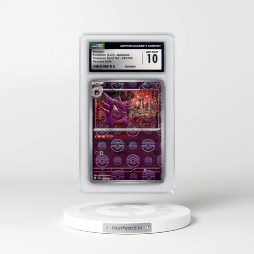2023 Pokémon Card 151 #093/165 Haunter - Reverse Holo Poke Ball (CGC 10 GEM MINT)