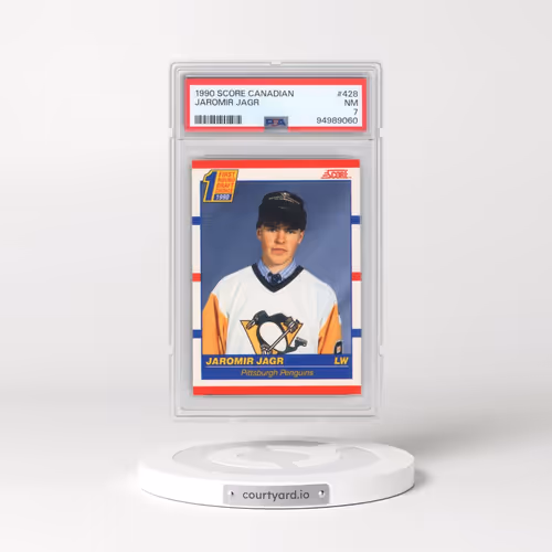 1990 Score Canadian #428 Jaromir Jagr (PSA 7 NM)