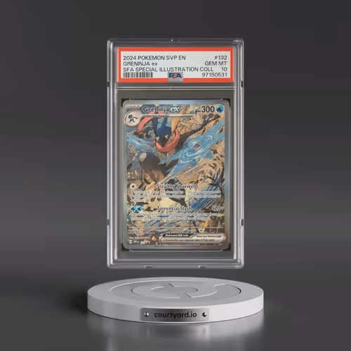 2024 Pokémon Svp EN-SV Black Star Promo #132 Greninja EX - Holo Shrouded Fable Special Illustration
