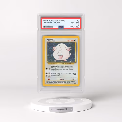 1999 Pokémon Game #3 Chansey - Holo (PSA 8 NM-MT)