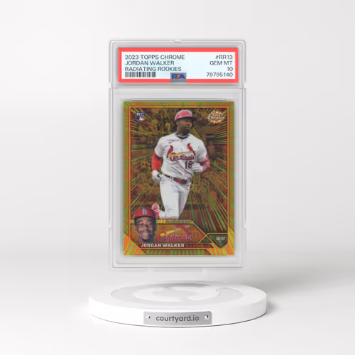 2023 Topps Chrome Radiating Rookies #RR13 Jordan Walker (PSA 10 GEM MINT)