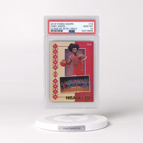 2019 Panini Hoops Class of 2019 #13 Coby White - Holo (PSA 10 GEM MINT)