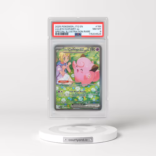 2025 Pokémon Jtg EN-Journey Together #184 Lillie's Clefairy EX - Holo Special Illustration Rare (PSA