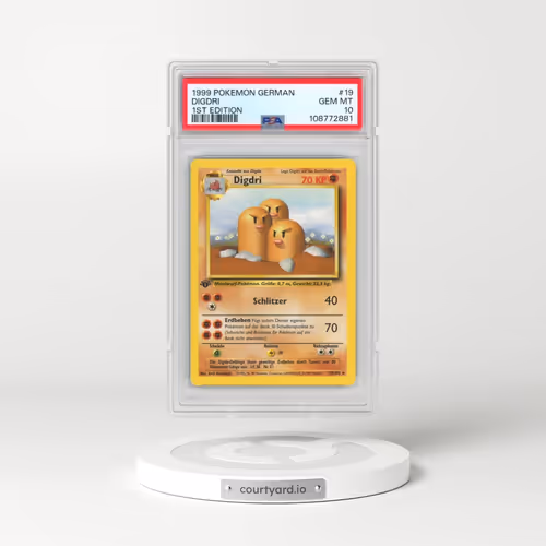 1999 Pokémon #19 Digdri - 1st Edition (PSA 10 GEM MINT)