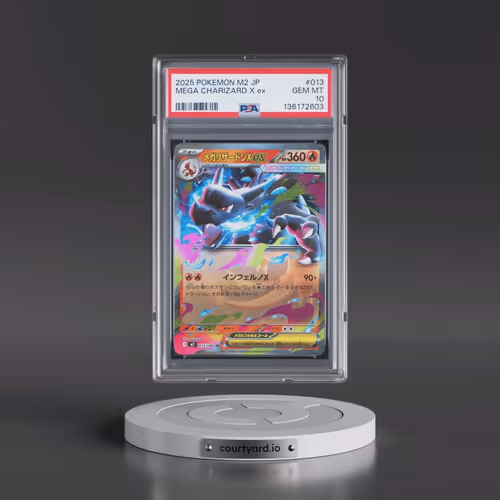 2025 Pokémon M2-Inferno X #013 Mega Charizard X EX - Holo (PSA 10 GEM MINT)