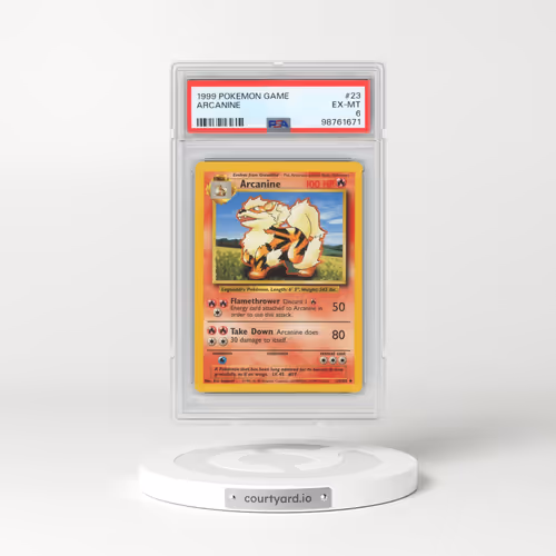 1999 Pokémon Game #23 Arcanine (PSA 6 EX-MT)
