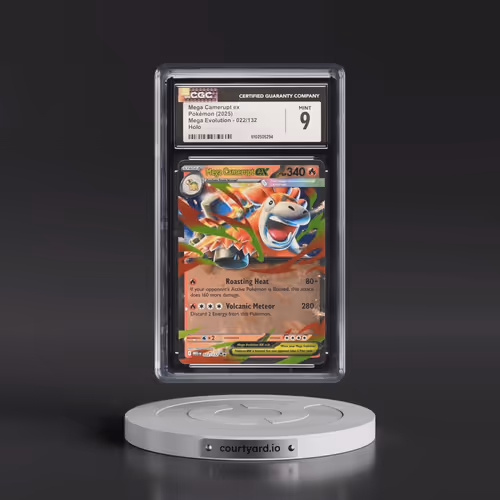 2025 Mega Evolution - MEG EN #022/132 Mega Camerupt ex - Holo (CGC 9 MINT)