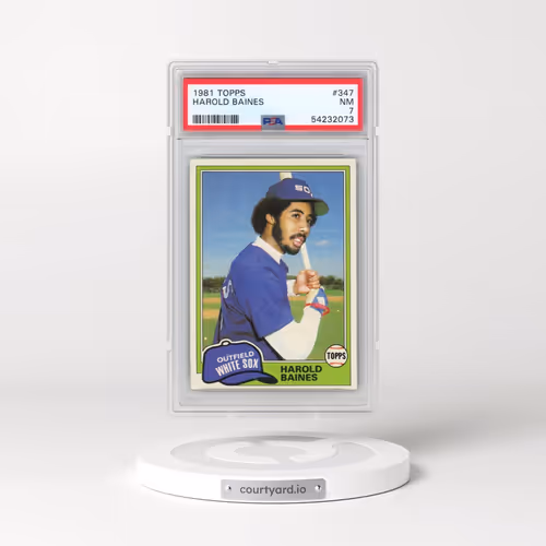 1981 Topps #347 Harold Baines (PSA 7 NM)