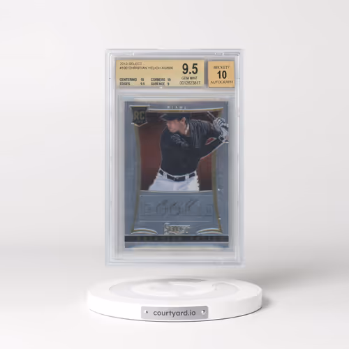 2013 Panini Select #190 Christian Yelich - Autograph (BGS 9.5 GEM MINT)