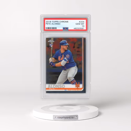 2019 Topps Chrome #204 Pete Alonso (PSA 10 GEM MINT)