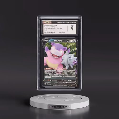 2020 Darkness Ablaze #099/189 Galarian Slowbro V - Holo (CGC 9 MINT)