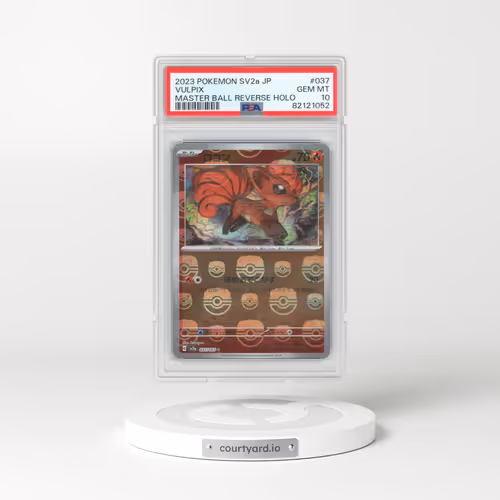 2023 Pokémon Sv2a-Pokemon 151 #037 Vulpix - Reverse Holo Master Ball (PSA 10 GEM MINT)
