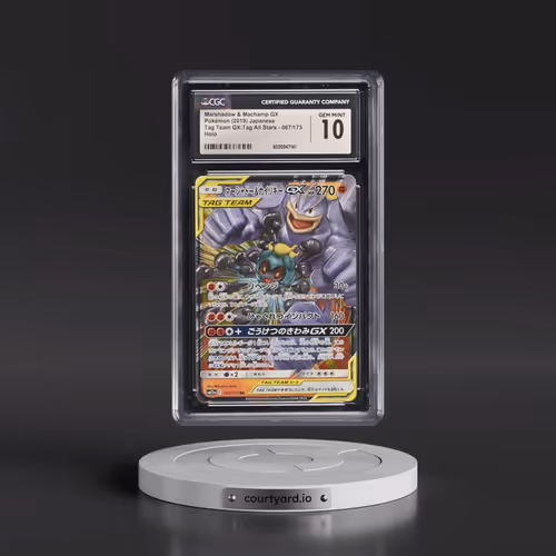 2019 Tag Team GX: Tag All Stars #067/173 Marshadow & Machamp GX - Holo (CGC 10 GEM MINT)