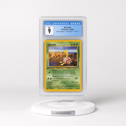 2000 Neo Genesis #72/111 Shuckle - 1st Edition (CGC 9 MINT)