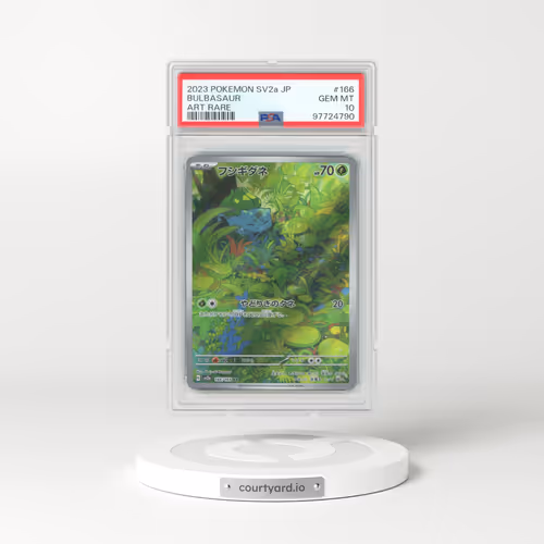 2023 Pokémon Sv2a-Pokemon 151 #166 Bulbasaur - Art Rare (PSA 10 GEM MINT)