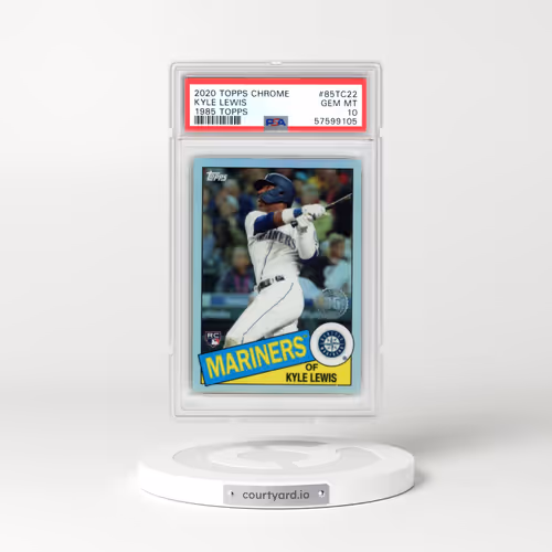 2020 Topps Chrome 1985 Topps #85TC22 Kyle Lewis (PSA 10 GEM MINT)