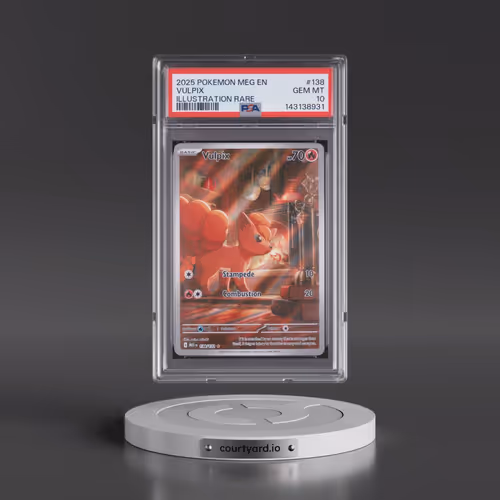 2025 Pokémon Meg EN-Mega Evolution #138 Vulpix - Illustration Rare (PSA 10 GEM MINT)