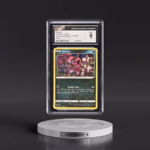 2020 Darkness Ablaze #111/189 Hoopa - Holo (CGC 9 MINT)