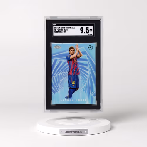 2023 Topps Chrome Ucc #HB-7 Lionel Messi - Hobby Masters (SGC 9.5 MINT+)