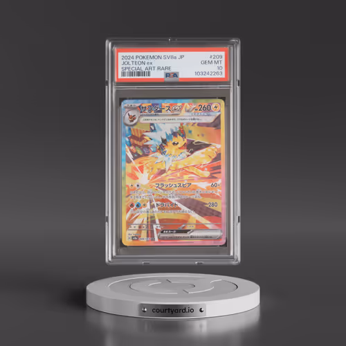 2024 Pokémon Sv8a-Terastal Fest EX #209 Jolteon EX - Holo Special Art Rare (PSA 10 GEM MINT)
