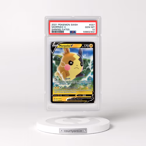 2021 Pokémon Sword & Shield Shining Fates #037 Morpeko V - Holo (PSA 10 GEM MINT)