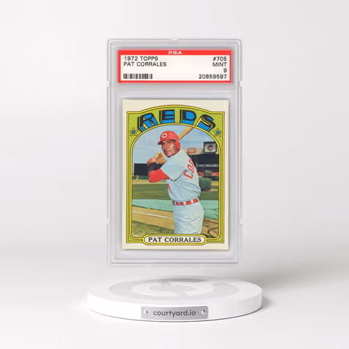 1972 Topps #705 Pat Corrales (PSA 9 MINT)