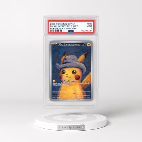 2023 Pokémon Svp EN-SV Black Star Promo #085 Pikachu With Grey Felt Hat - Pokemon X Van Gogh (PSA 9 MINT)