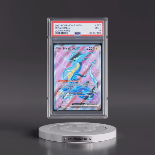 2023 Pokémon Svi EN-Scarlet & Violet #227 Miraidon EX - Holo Ultra Rare (PSA 9 MINT)