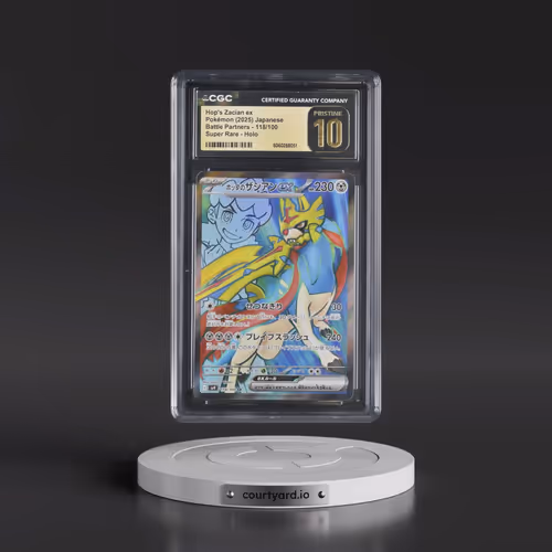 2025 Pokémon SV9-Battle Partners #118 Hop's Zacian EX - Holo Super Rare (CGC 10 PRISTINE)