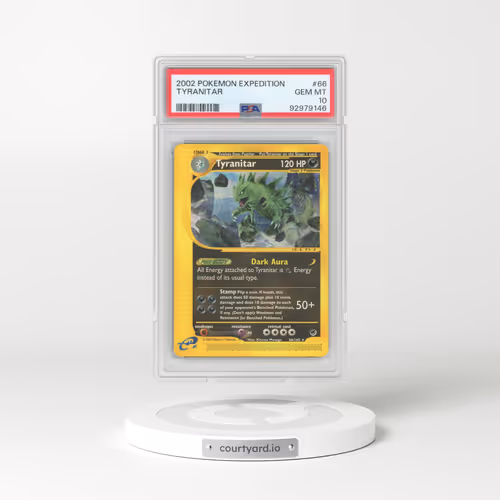 2002 Expedition #66 Tyranitar (PSA 10 GEM MINT)