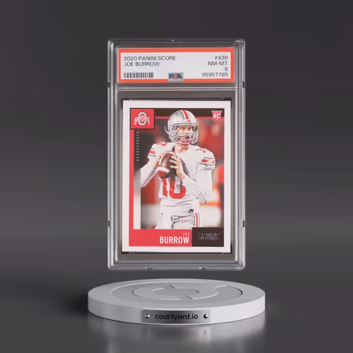 2020 Panini Score #438 Joe Burrow (PSA 8 NM-MT)