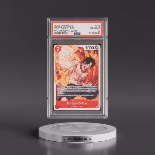 2023 One Piece OP02-Paramount War #013 Portgas D. Ace (PSA 10 GEM MINT)