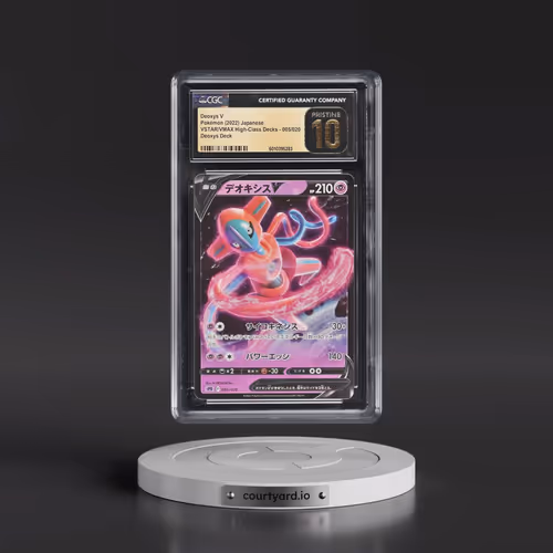 2022 VSTAR & VMAX High-Class Decks #005/020 Deoxys V - Deoxys Deck Holo (CGC 10 PRISTINE)