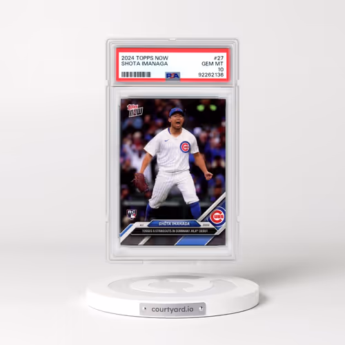 2024 Topps Now #27 Shota Imanaga (PSA 10 GEM MINT)