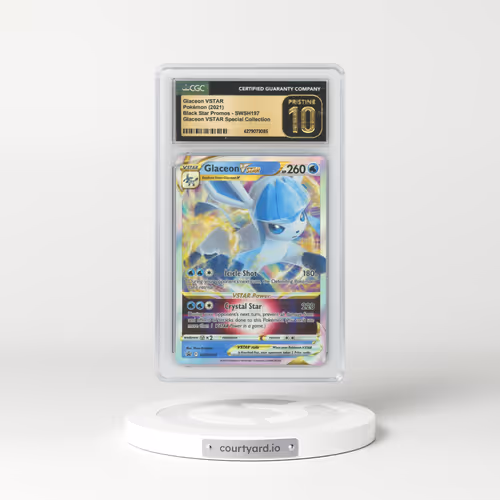 2017 Black Star Promos - Sword & Shield #SWSH197 Glaceon VSTAR - Holo Glaceon VSTAR Special Collection (CGC 10 PRISTINE)