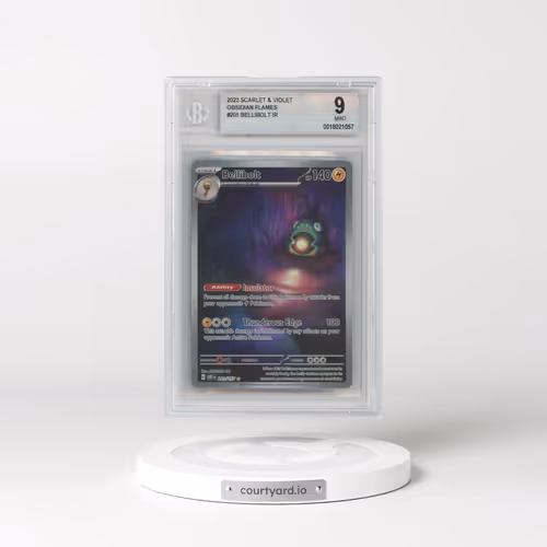 2023 Obsidian Flames - OBF EN #201 Bellibolt - Illustration Rare Holo (BGS 9 MINT)