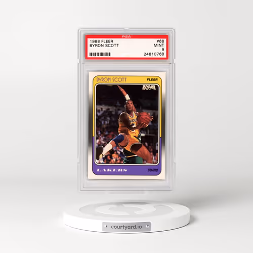 1988 Fleer #68 Byron Scott (PSA 9 MINT)