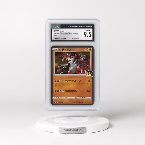 2021 25th Anniversary Collection #006/028 Groudon - Holo (CGC 9.5 MINT+)
