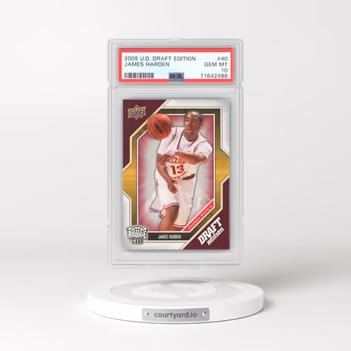 2009 Upper Deck Draft Edition #40 James Harden (PSA 10 GEM MINT)