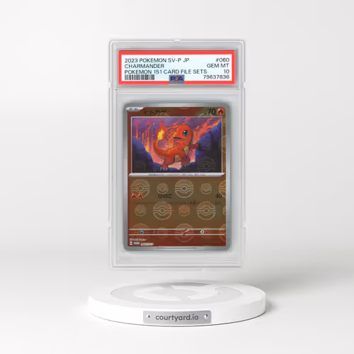 2023 Pokémon SV-P Promo #060 Charmander - Pokemon 151 Card File Sets (PSA 10 GEM MINT)