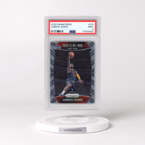 2015 Panini Prizm #375 LeBron James (PSA 9 MINT)